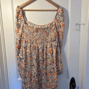 Super cute peasant dress/ beach cover up